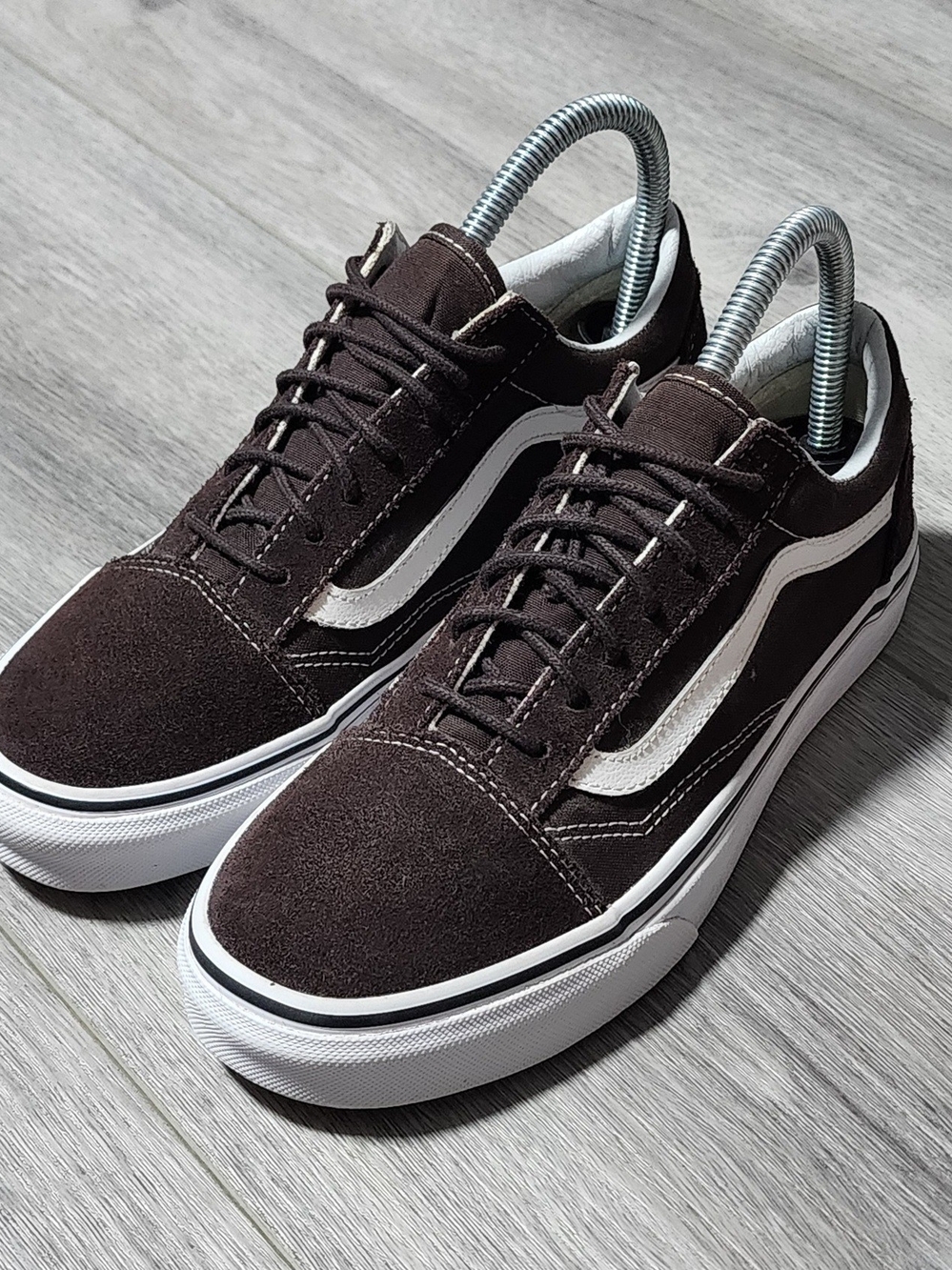 Vans Old Skool Turkish Coffee Brown Suede Low Top Sneakers Womens Size 6.5